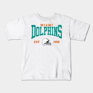 Retro Miami Football Kids T-Shirt